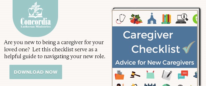 Caregiver checklist CTA