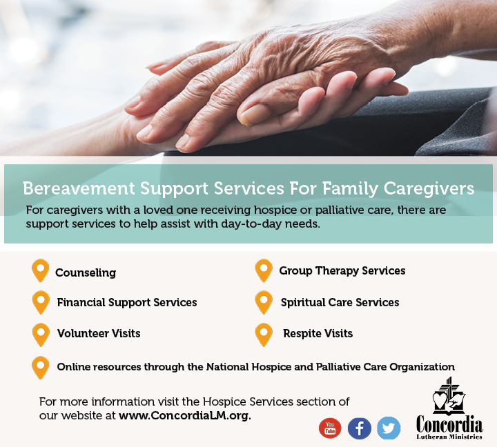 Hospice Caregiver Support Services Infographic