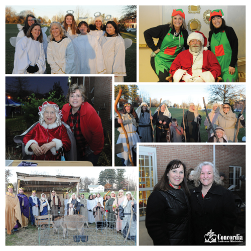 Live Nativity Social Collage