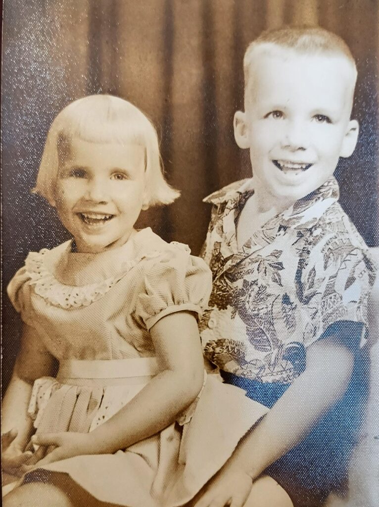 Concordia residents Richard and Carol Ann as children