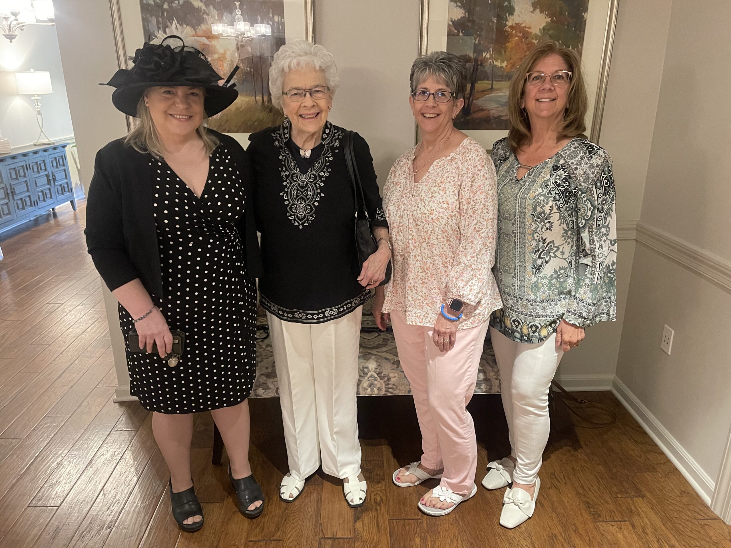 Four fashionable Spring Fling 2023 attendees