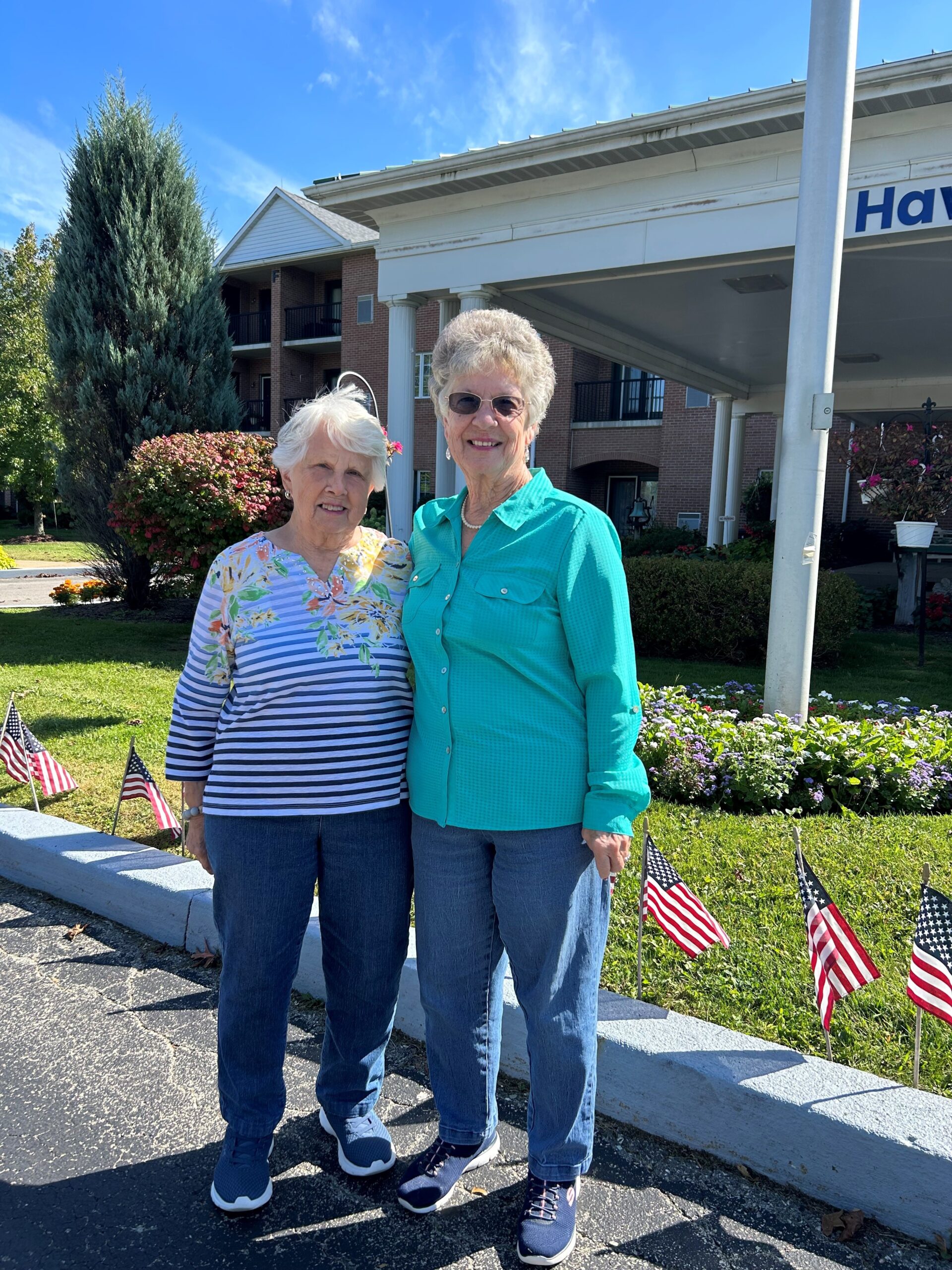 Cabot Haven Apartments residents Pat and Rita