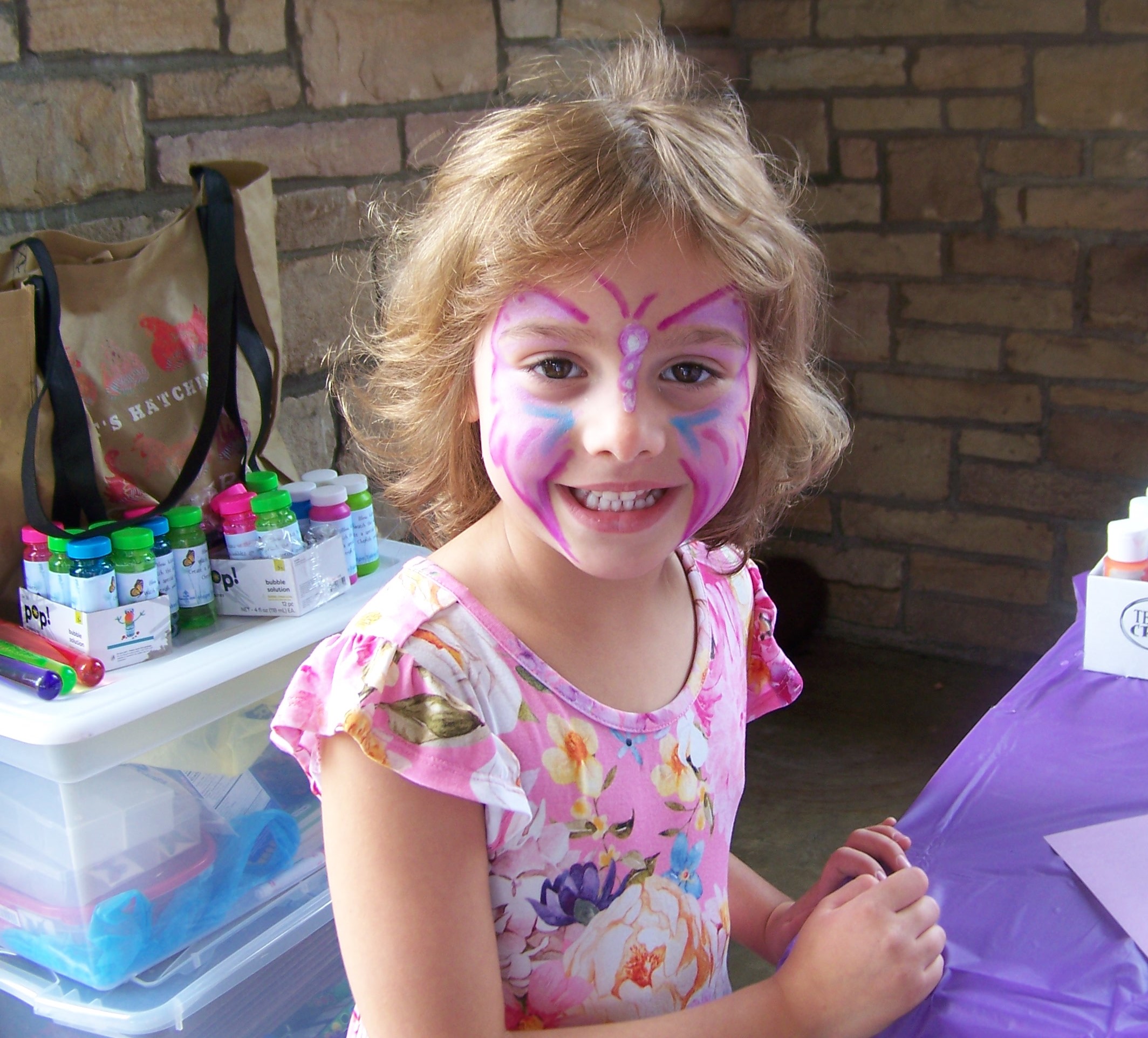 Young attendee of Concordia-IRMC VNA's 15th Annual Butterfly Replease