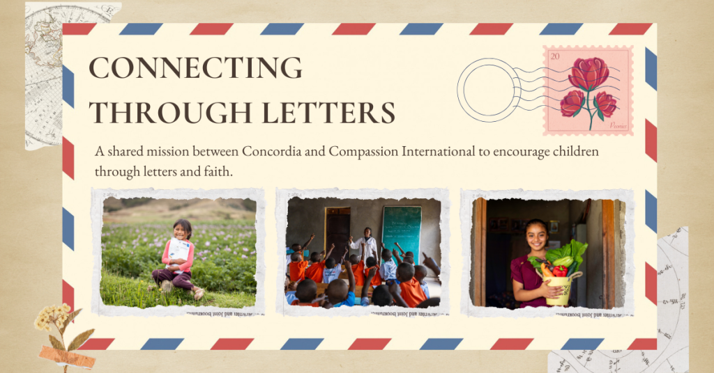 Connecting Through Letters Mission Graphic